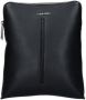 Calvin Klein Zwarte Schoudertas Rits Sluiting Black - Thumbnail 1