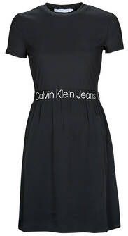 Calvin Klein Jeans Korte Jurk LOGO ELASTIC DRESS