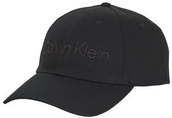 Calvin Klein Stijlvolle Zwarte Katoenen Pet Black