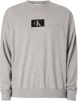 Calvin Klein Jeans Pyjama's nachthemden Sweatshirt met loungebox-logo