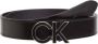 Calvin Klein Stijlvolle Zwarte Leren Riem Black Dames - Thumbnail 1
