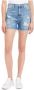 Calvin Klein Jeans Blauwe Versleten Denim Shorts Blue Dames - Thumbnail 3