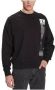 Calvin Klein Moderne Brushstroke Crew Neck Sweater Black Heren - Thumbnail 1