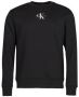 Calvin Klein Zwarte Sweatshirt met lange mouwen Geborduurde Print Black Heren - Thumbnail 2