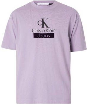 Calvin Klein Jeans T-shirt Korte Mouw Gestapeld archief T-shirt