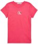 Calvin Klein T-shirt met biologisch katoen roze Rood Logo 164 - Thumbnail 2