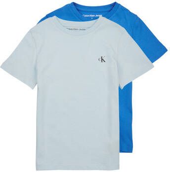 Calvin Klein Jeans T-shirt Korte Mouw PACK MONOGRAM TOP X2