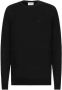 CALVIN KLEIN Heren Truien & Vesten Superior Wool Crew Neck Sweater Zwart - Thumbnail 3