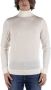 Calvin Klein Jeans Wol Turtle Neck Gebreide Kleding Collectie White Heren - Thumbnail 1