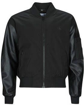 Calvin Klein Jeans Windjack FAUX LEATHER BOMBER JACKET