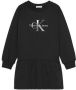 Calvin Klein Gradient Monogram Flare Dress Zwart Dames - Thumbnail 1