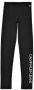 Calvin Klein Jeans legging met logo zwart wit Meisjes Stretchkatoen Logo 140 - Thumbnail 2