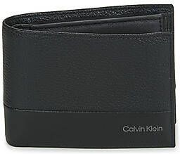Calvin Klein Leren portemonnee met kaartsleuven en muntvakje Brown Unisex