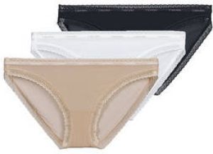 Calvin Klein Underwear Slip van microvezel in een set van 3 stuks