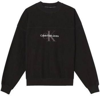 Calvin Klein Gestructureerde Oversized Sweatshirt Black Heren