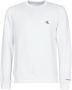 Calvin Klein Basic Sweatshirt Loose Fit Ronde Hals Lange Mouwen White Heren - Thumbnail 2