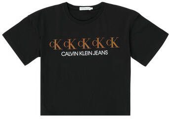 Calvin Klein Jeans T-shirt Korte Mouw CK REPEAT FOIL BOXY T-SHIRT