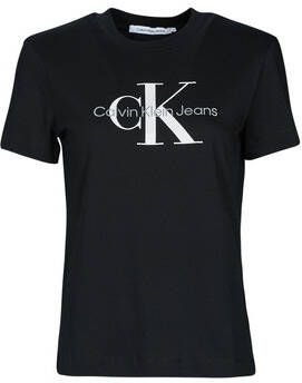 Calvin Klein Shirt met ronde hals CORE MONOGRAM REGULAR TEE met jeans monogram (1-delig)