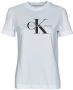 Calvin Klein Shirt met ronde hals CORE MONOGRAM REGULAR TEE met jeans monogram (1-delig) - Thumbnail 2