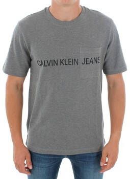 Calvin Klein Jeans T-shirt Korte Mouw J30J313251 039 GREY HEATHER