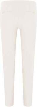 CAMBIO Crèmekleurige broek met elastische tailleband plooien en achterzakken. Gray Dames - Foto 2