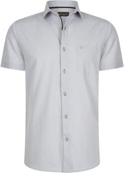 Cappuccino Italia Overhemd Korte Mouw Korte Mouw Grijs