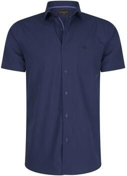 Cappuccino Italia Overhemd Korte Mouw Korte Mouw Navy