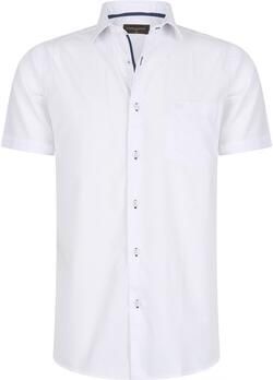 Cappuccino Italia Overhemd Korte Mouw Korte Mouw Wit