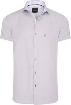 Cappuccino Italia Overhemd Short Sleeve Blouse Grijs