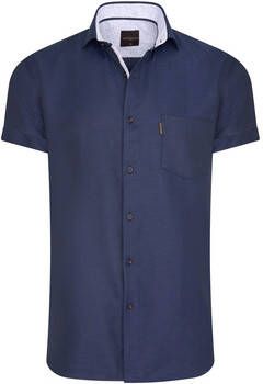 Cappuccino Italia Overhemd Short Sleeve Blouse Navy