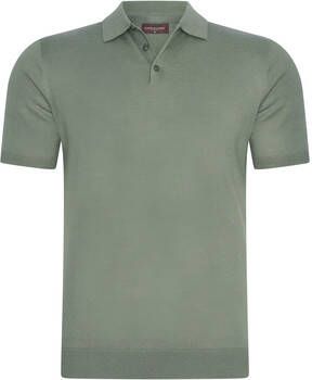 Cappuccino Italia Polo Shirt Korte Mouw Plain Tricot Polo