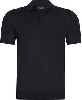 Cappuccino Italia Polo Shirt Korte Mouw Plain Tricot Polo