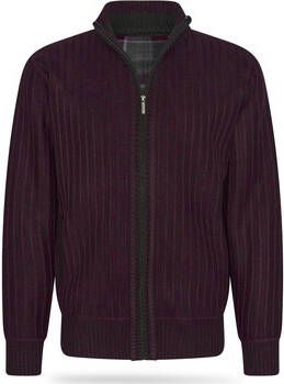 Cappuccino Italia Sweater Bounded Jacket Burgundy
