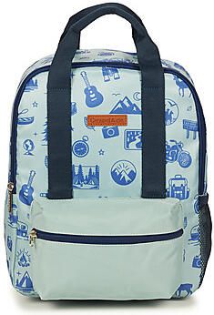 CARAMEL & CIE Rugzak CARAMEL & CIE SMALL BACKPACK BLUE WILD TRIP