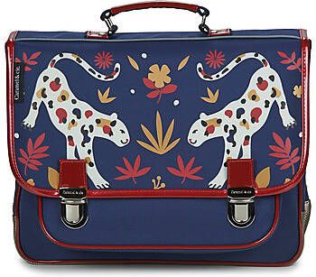 CARAMEL & CIE Schooltas CARAMEL & CIE CARTABLE 38 CM FLOWER PANTHER