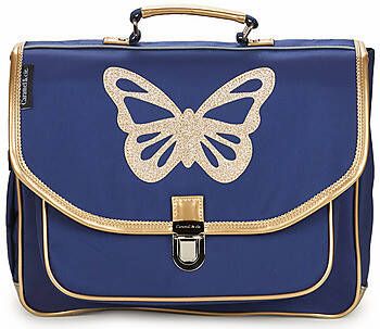 CARAMEL & CIE Schooltas CARAMEL & CIE CARTABLE 38 CM PAPILLON BLEU