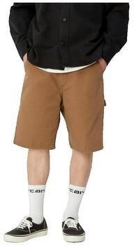 Carhartt WIP Biologisch katoenen werkshorts Black Brown Heren