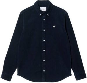 Carhartt Overhemd Lange Mouw Madison Cord Shirt Dark Navy Wax