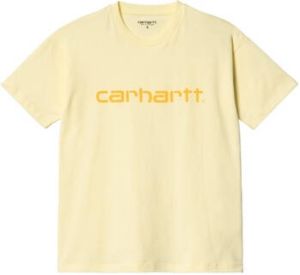 Carhartt Sweater W Script T-Shirt Soft Yellow Popsicle