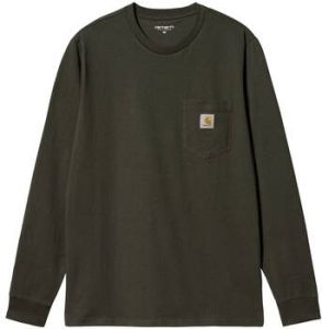 Carhartt T-shirt Pocket Long Sleeve Cypress