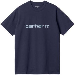 Carhartt T-shirt Script T-Shirt Enzian Misty Sky