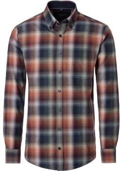 Casa Moda Overhemd Lange Mouw Overhemd Ruiten Faux Multicolour