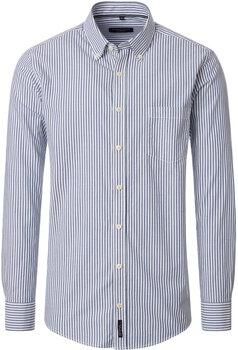 Casa Moda Overhemd Lange Mouw Overhemd Strepen Blauw