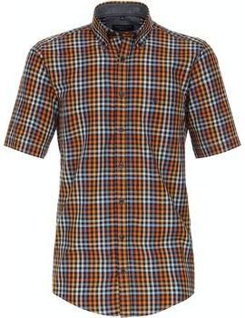 Casa Moda Overhemd Lange Mouw Short Sleeve Overhemd Ruiten Multicolour