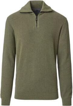 Casa Moda Sweater Halfzip Trui Groen