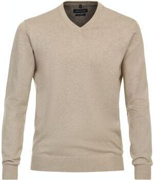 Casa Moda Sweater Pullover V-Hals Ecru