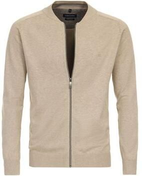 Casa Moda Sweater Vest Zip Beige