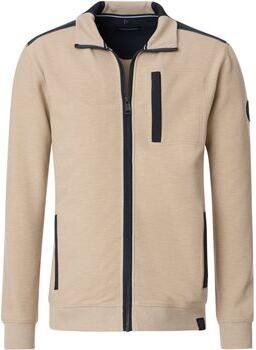 Casa Moda Sweater Vest Zip Beige