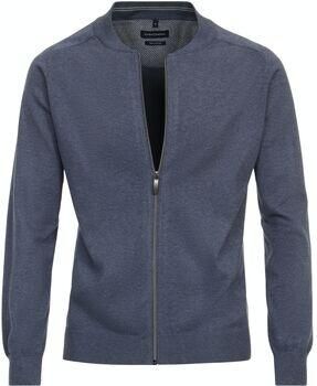 Casa Moda Sweater Vest Zip Blauw