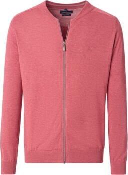 Casa Moda Sweater Vest Zip Fresh Brick